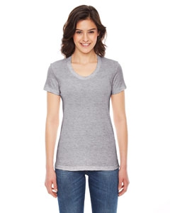 American Apparel TR301W Ladies&#39; Triblend Short-Sleeve Track T-Shirt