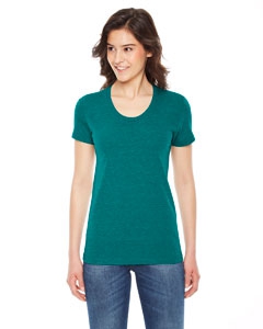 American Apparel TR301W Ladies&#39; Triblend Short-Sleeve Track T-Shirt