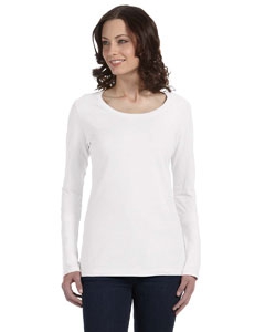 Anvil 399 Ladies&#39; Ringspun Sheer Long-Sleeve Featherweight T-Shirt