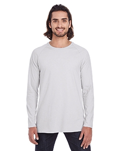 Anvil 5628 Adult Lightweight Long & Lean Raglan Long-Sleeve T-Shirt