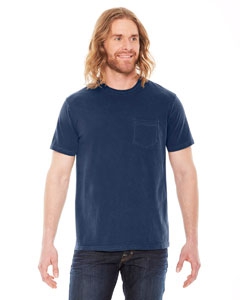 Authentic Pigment AP201 Men&#39;s XtraFine Pocket T-Shirt