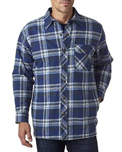 Backpacker BP7002 Men&#39;s Flannel Shirt Jacket with Quilt Lining