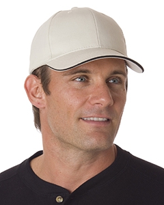 Bayside BA3621 Brushed Twill Structured Sandwich Cap