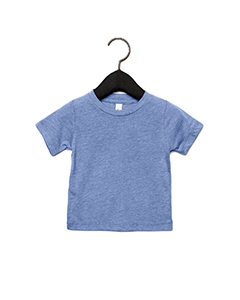Bella + Canvas 3413B Infant Triblend Short Sleeve T-Shirt - BLUE TRIBLEND
