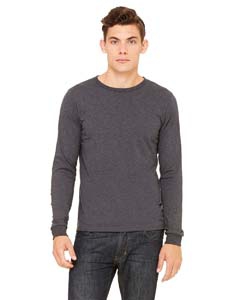Bella + Canvas 3501U Men&#39;s Made in the USA Jersey Long-Sleeve T-Shirt
