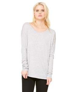 Bella + Canvas 8852 Ladies&#39; Flowy Long-Sleeve T-Shirt with 2x1 Sleeves