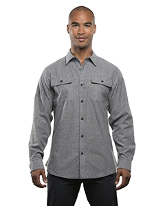 Burnside BU8200 Men&#39;s Solid Flannel Shirt