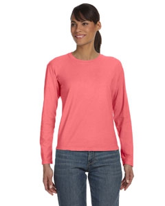 Comfort Colors C3014 Ladies&#39; Ringspun Garment-Dyed Long-Sleeve T-Shirt