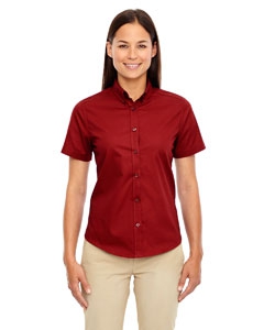 Core 365 78194 Ladies&#39; Optimum Short-Sleeve Twill Shirt