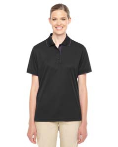 Core 365 78222 Ladies&#39; Motive Performance Pique Polo with Tipped Collar