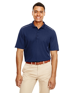Core 365 88181R Men&#39;s Radiant Performance Piqu&#233; Polo withReflective Piping