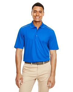Core 365 88181R Men&#39;s Radiant Performance Piqu&#233; Polo withReflective Piping