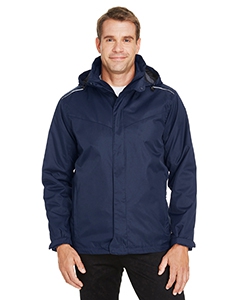 Core 365 88205 Men&#39;s Region 3-in-1 Jacket with Fleece Liner