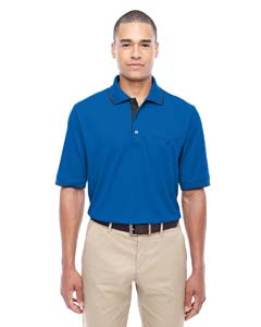 Core 365 88222 Men&#39;s Motive Performance Pique Polo with Tipped Collar