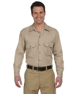 Dickies 574 Men&#39;s 5.25 oz. Long-Sleeve Work Shirt