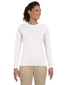 Gildan G644L Softstyle&#174; Ladies&#39; 4.5 oz. Junior Fit Long-Sleeve T-Shirt