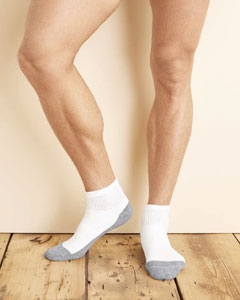 Gildan GP731 Platinum Ankle Socks (White)