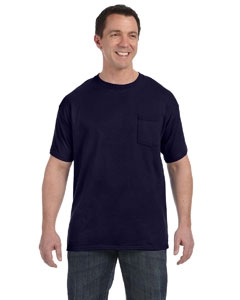 Hanes H5590 6.1 oz. Tagless&#174; ComfortSoft&#174; Pocket T-Shirt