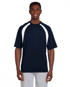 Harriton M322 4.2 oz. Athletic Sport Colorblock T-Shirt