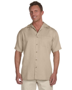 Harriton M570 Men&#39;s Bahama Cord Camp Shirt