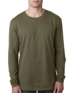 Next Level N3601 Men&#39;s Premium Fitted Long-Sleeve Crew Tee