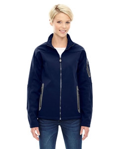 North End 78060 Ladies&#39; Three-Layer Fleece Bonded Soft Shell Technical Jacket