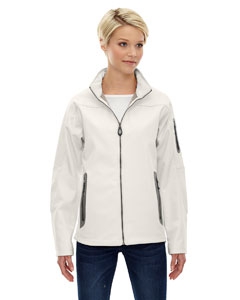 North End 78060 Ladies&#39; Three-Layer Fleece Bonded Soft Shell Technical Jacket