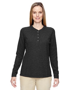North End 78221 Ladies&#39; Excursion Nomad Performance Waffle Henley