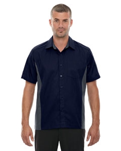 North End 87042T Men&#39;s Tall Fuse Colorblock Twill Shirt