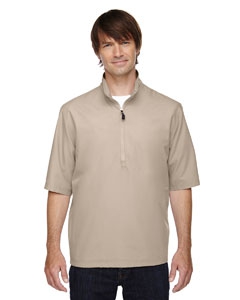 North End 88084 Men&#39;s MICRO Plus Lined Short-Sleeve Wind Shirt with Teflon&#174;