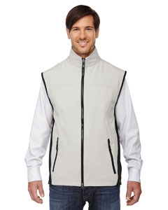 North End 88127 Men&#39;s Three-Layer Light Bonded Performance Soft Shell Vest