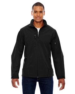 North End 88156 Men&#39;s Compass Colorblock Three-Layer Fleece Bonded Soft Shell Jacket