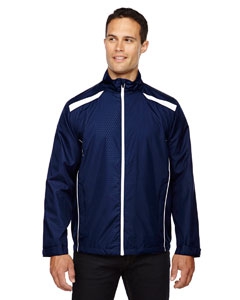 North End 88188 Men&#39;s Tempo Lightweight Recycled Polyester Jacket with Embossed Print