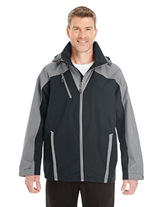 North End NE700 Men&#39;s Embark Interactive Colorblock Shell with Reflective Printed Panels