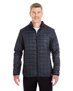 North End NE701 Men&#39;s Portal Interactive Printed Packable Puffer Jacket