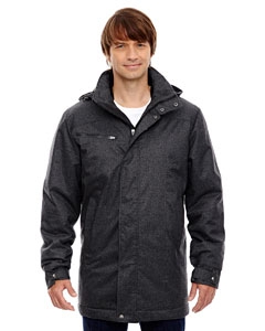 North End Sport Blue 88684 Men&#39;s Enroute Textured Insulated Jacket with Heat Reflect Technology