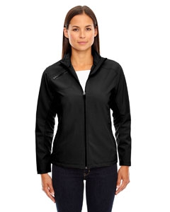North End Sport Red 78621 Ladies&#39; Three-Layer Light Bonded Soft Shell Jacket