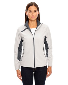 78681 North End Ladies' Pulse Textured Bonded Fleece Jacket with