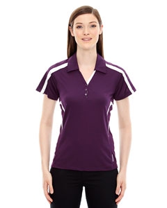 North End Sport Red 78667 Ladies&#39; Accelerate UTK cool.logik Performance Polo