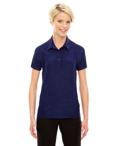 North End Sport Red 78668 Ladies&#39; Barcode Performance Stretch Polo