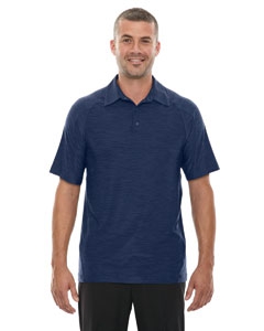 North End Sport Red 88668 Men&#39;s Barcode Performance Stretch Polo