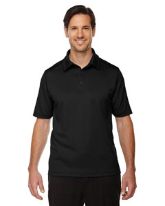 North End Sport Red 88803 Men&#39;s Exhilarate Coffee Charcoal Performance Polo with Back Pocket