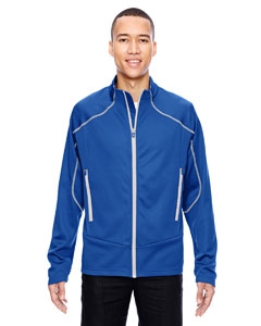 North End Sport Red 88806 Men&#39;s Interactive Cadence Two-Tone Brush Back Jacket
