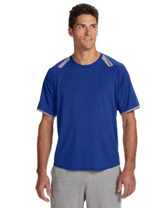 Russell Athletic 6B6DPM Dri-Power&#174; T-Shirt with Colorblock Inserts